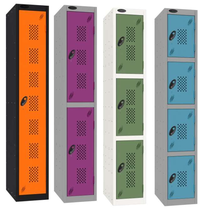 1-6 Tier Perforated Door Lockers