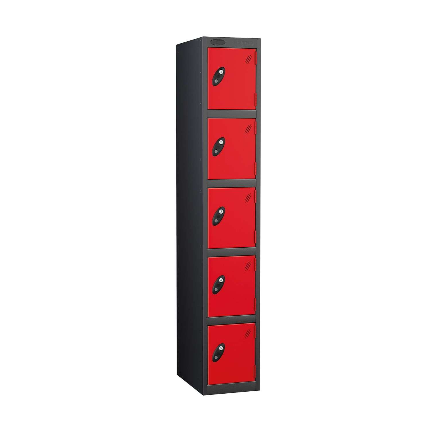 Probe Five Door Black Body Locker