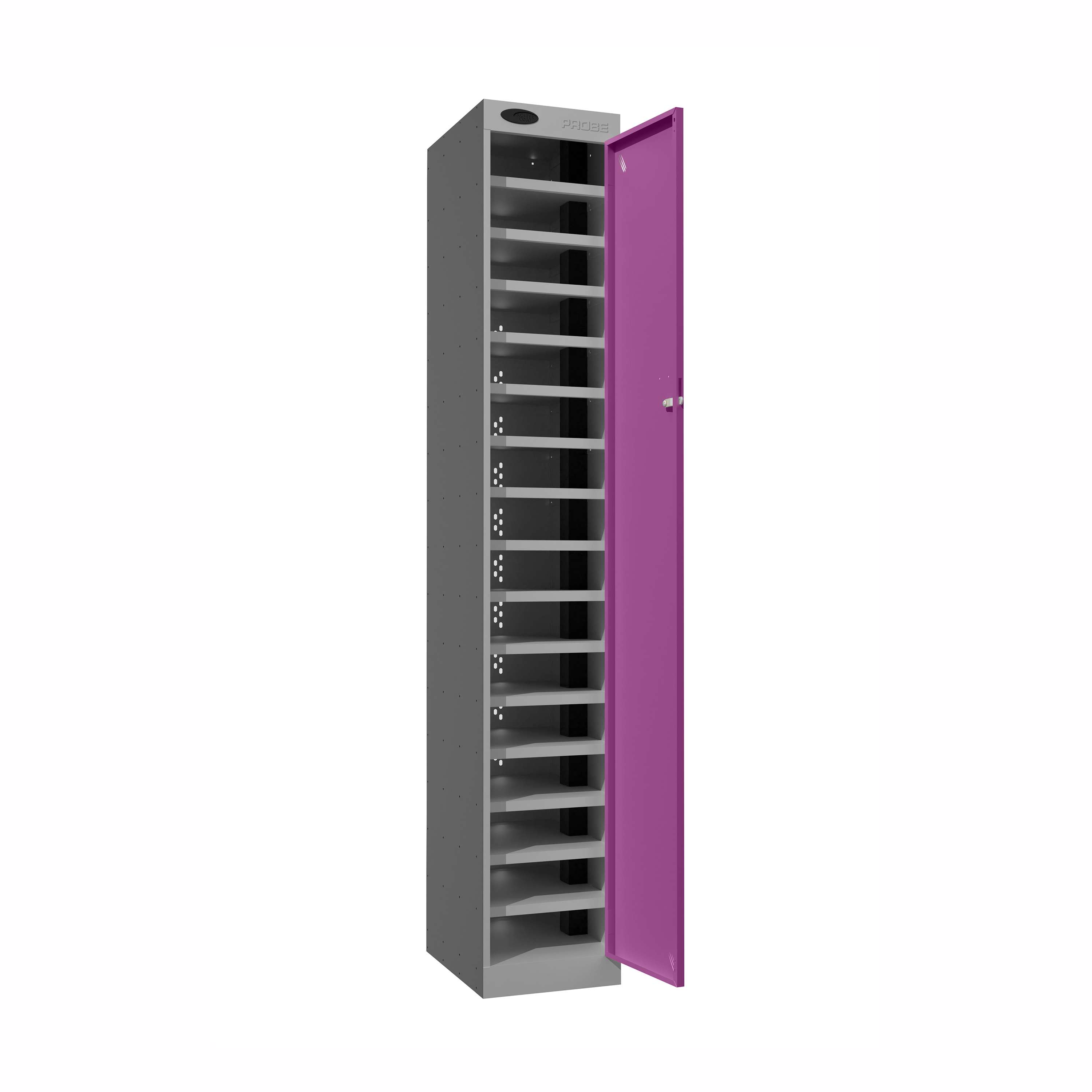 Single Door/16 Compartment Charging Locker