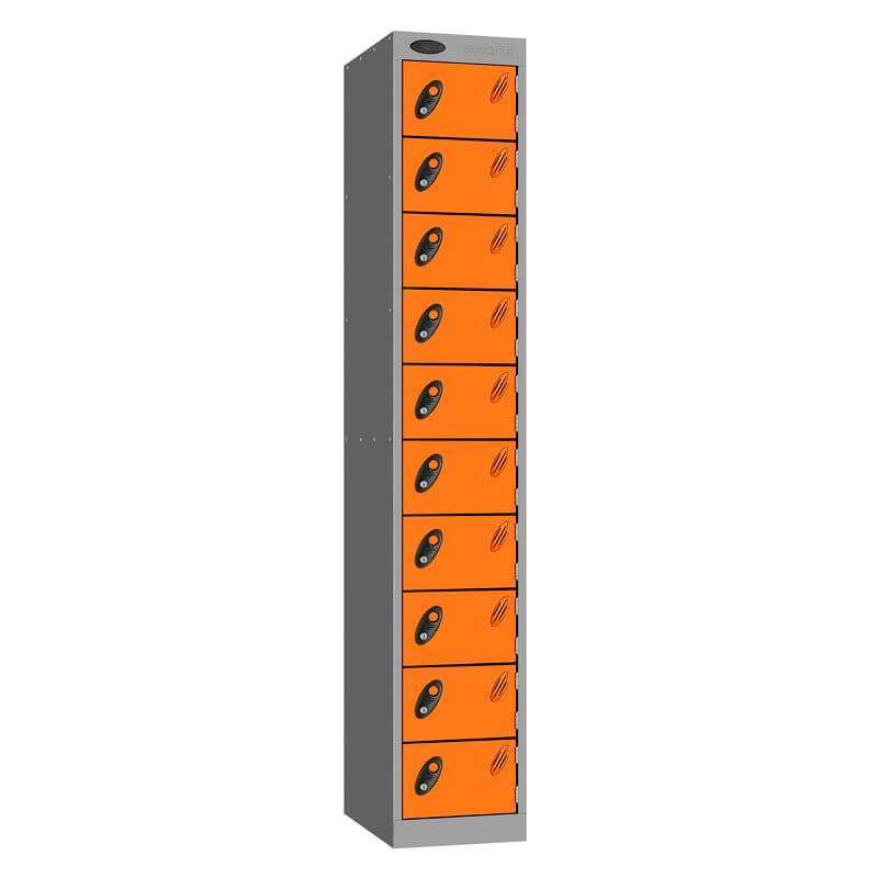 10 Door Multi Door/Compartment Non-Charging Lockers